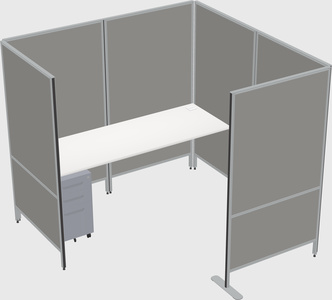 Flexible panel system with privacy