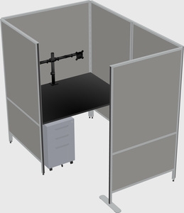 Small private panel system