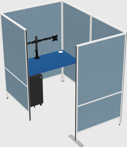 Small private panel system