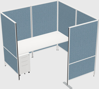 Flexible panel system with privacy