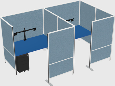 Flexible panel system with privacy