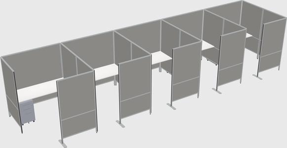 Flexible panel system with privacy