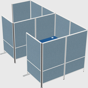Flexible panel system with privacy
