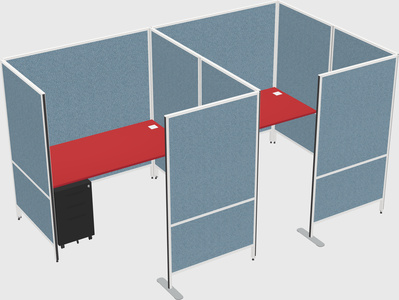 Flexible panel system with privacy