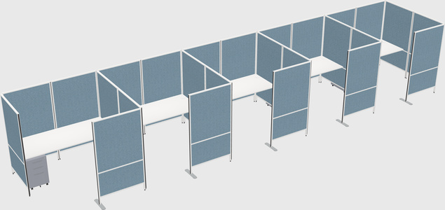 Flexible panel system with privacy