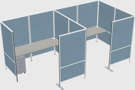 Flexible panel system with privacy