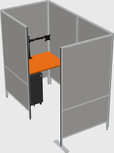 Small private panel system
