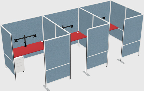 Flexible panel system with privacy