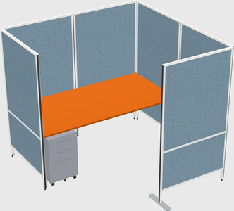 Flexible panel system with privacy