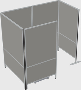 Small private panel system