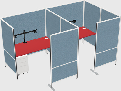 Flexible panel system with privacy