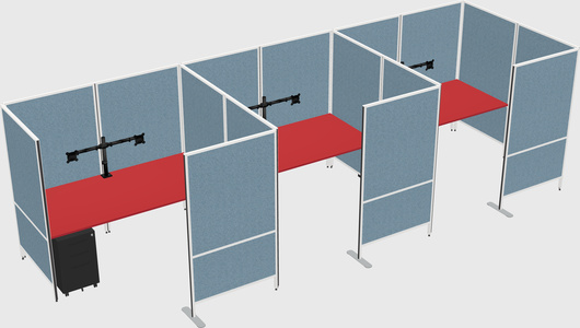 Flexible panel system with privacy