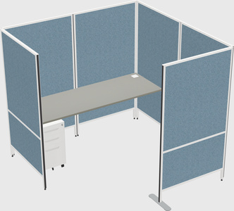 Flexible panel system with privacy