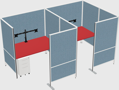 Flexible panel system with privacy