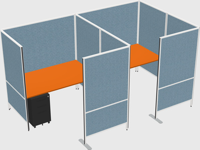 Flexible panel system with privacy