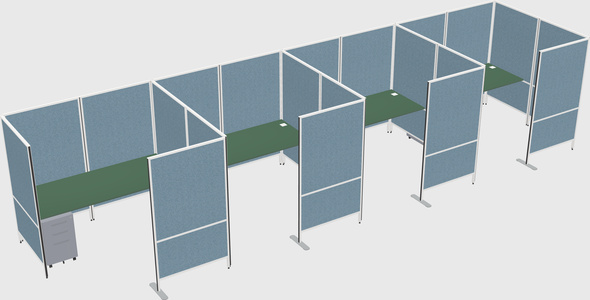 Flexible panel system with privacy