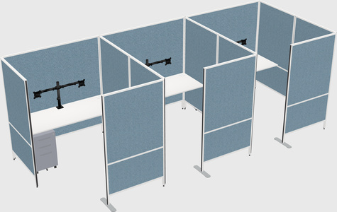 Flexible panel system with privacy
