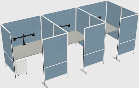 Flexible panel system with privacy