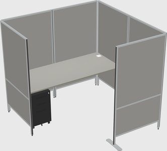 Flexible panel system with privacy