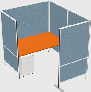 Flexible panel system with privacy