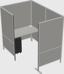 Small private panel system