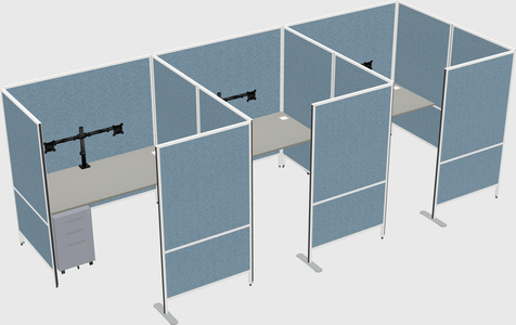 Flexible panel system with privacy