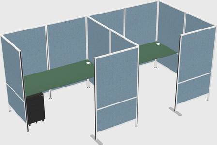 Flexible panel system with privacy
