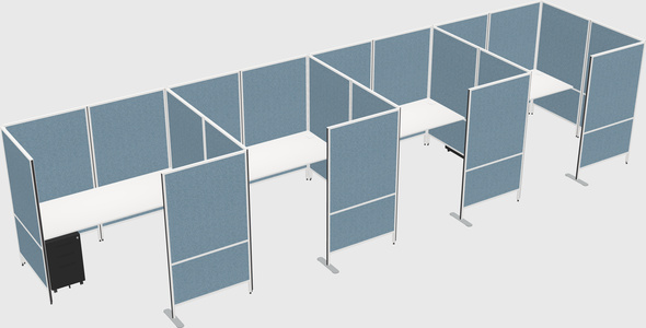 Flexible panel system with privacy