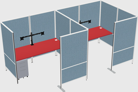 Flexible panel system with privacy