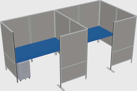 Flexible panel system with privacy