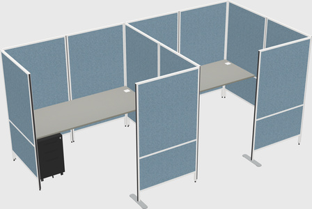 Flexible panel system with privacy