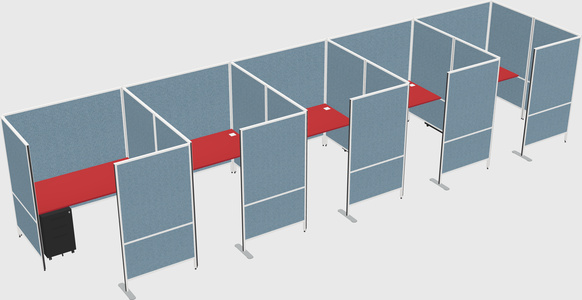 Flexible panel system with privacy