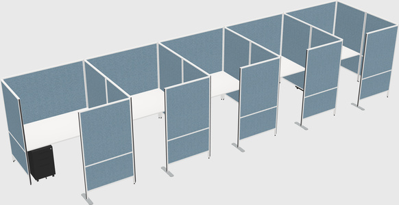 Flexible panel system with privacy