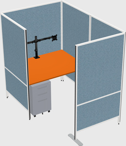 Small private panel system