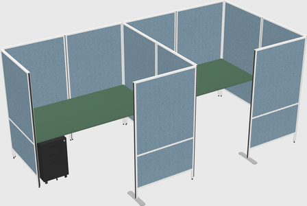 Flexible panel system with privacy