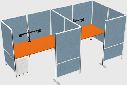 Flexible panel system with privacy