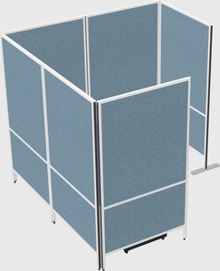 Flexible panel system with privacy