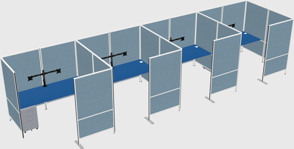 Flexible panel system with privacy
