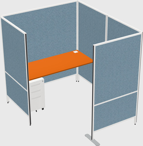 Flexible panel system with privacy