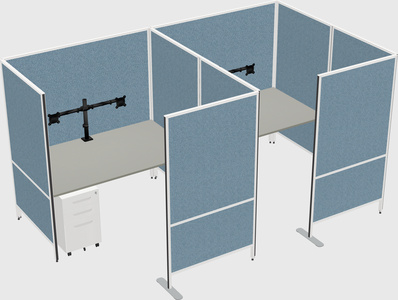 Flexible panel system with privacy