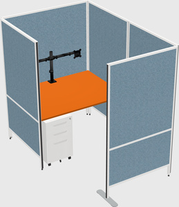 Small private panel system