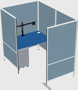 Small private panel system