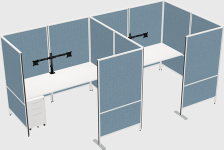 Flexible panel system with privacy