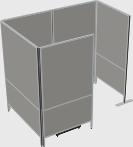 Small private panel system