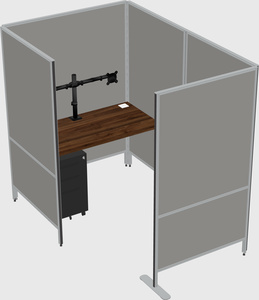 Small private panel system