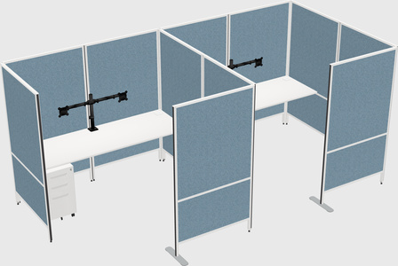 Flexible panel system with privacy