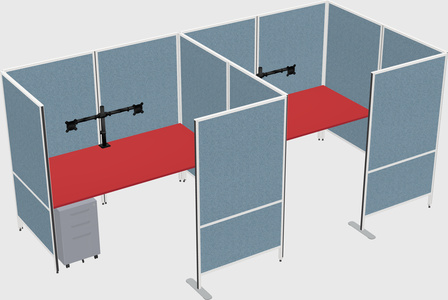 Flexible panel system with privacy
