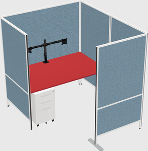 Flexible panel system with privacy