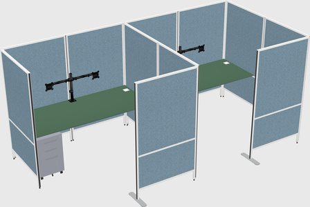 Flexible panel system with privacy