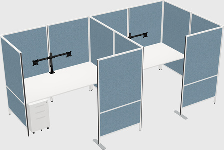 Flexible panel system with privacy